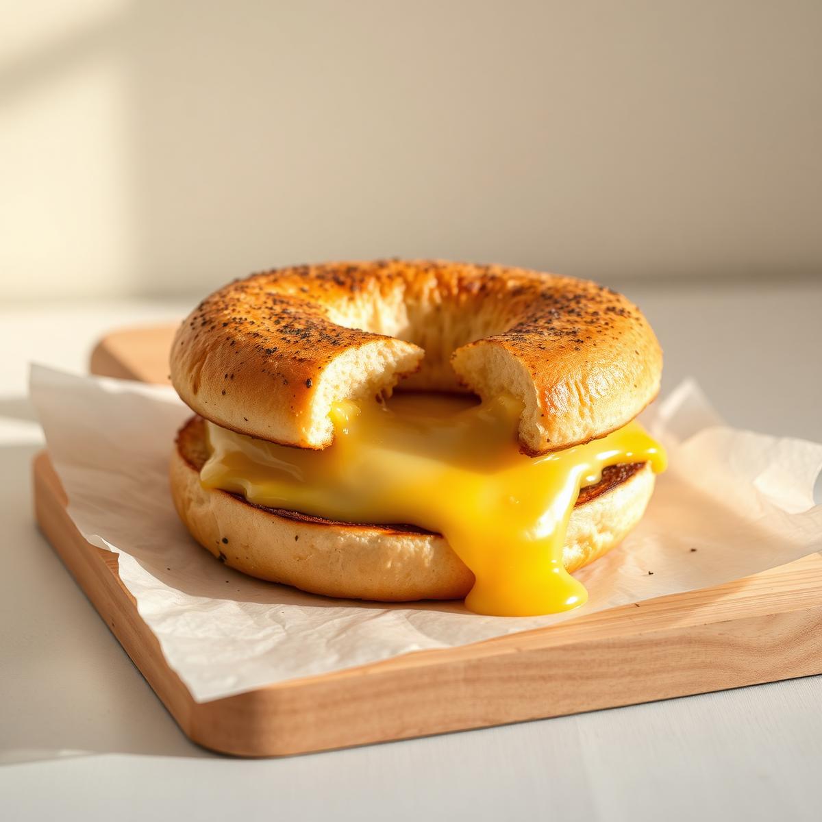 Grilled Cheese Bagel